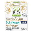 eccoverde LÉA NATURE SO BiO étic Argan Leichte Anti-Aging Nachtpflege 50 ml