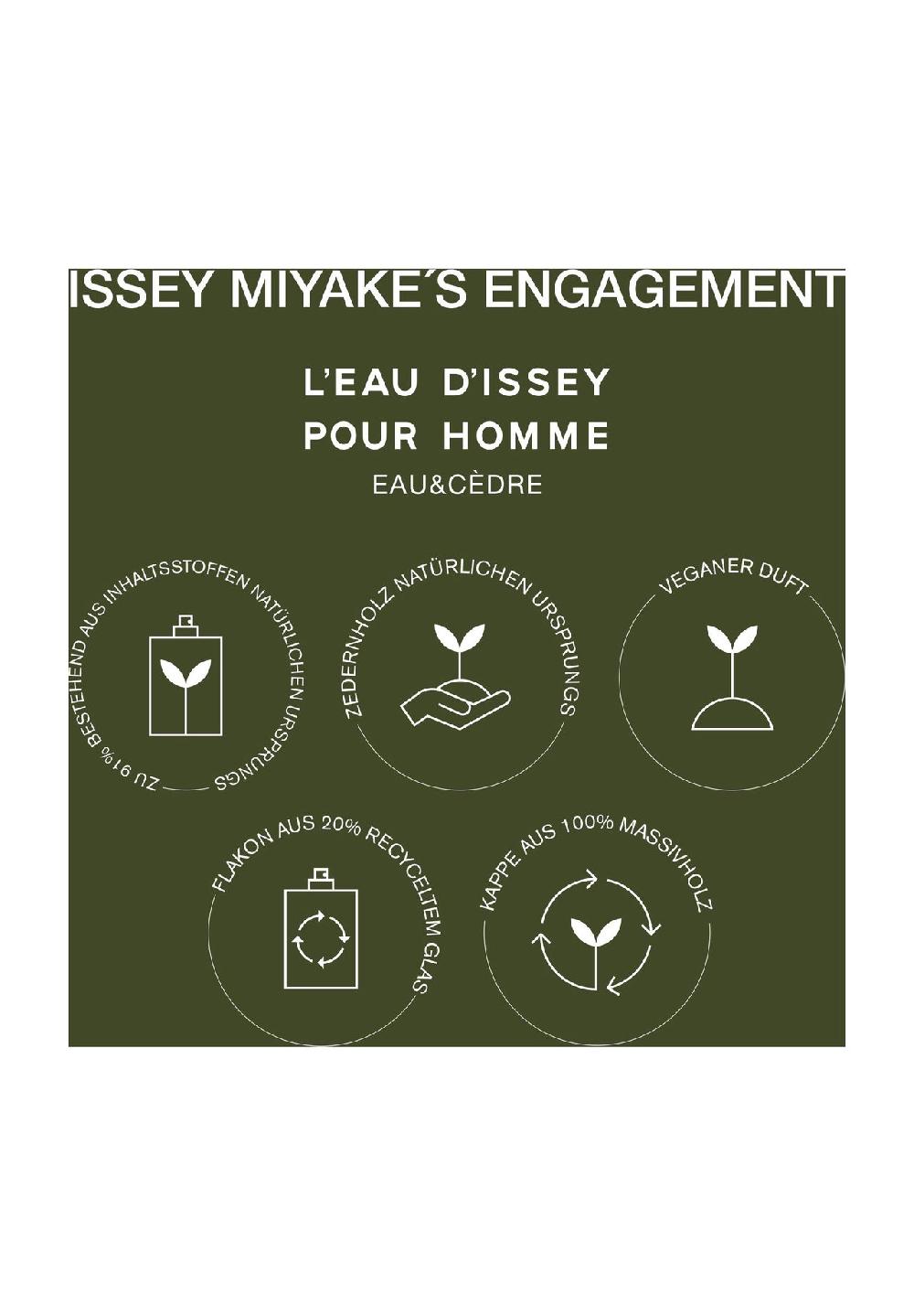 ISSEY MIYAKE L'EAU D'ISSEY POUR HOMME Eau & Cèdre Eau de Toilette Intense 50% Rabatt für begrenzte Zeit