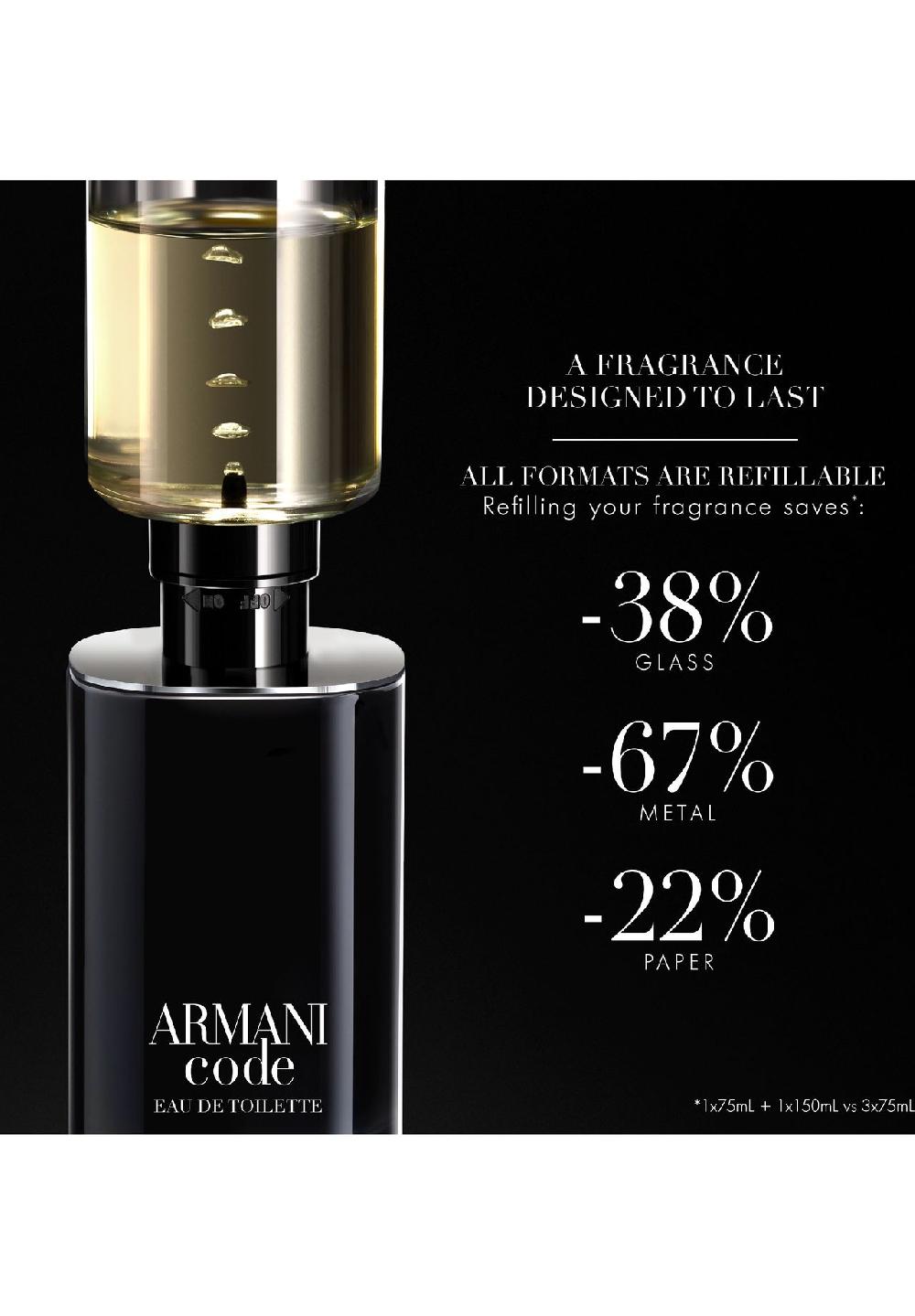 ARMANI CODE HOMME Eau de Toilette Refill Rabatte dieses Monats