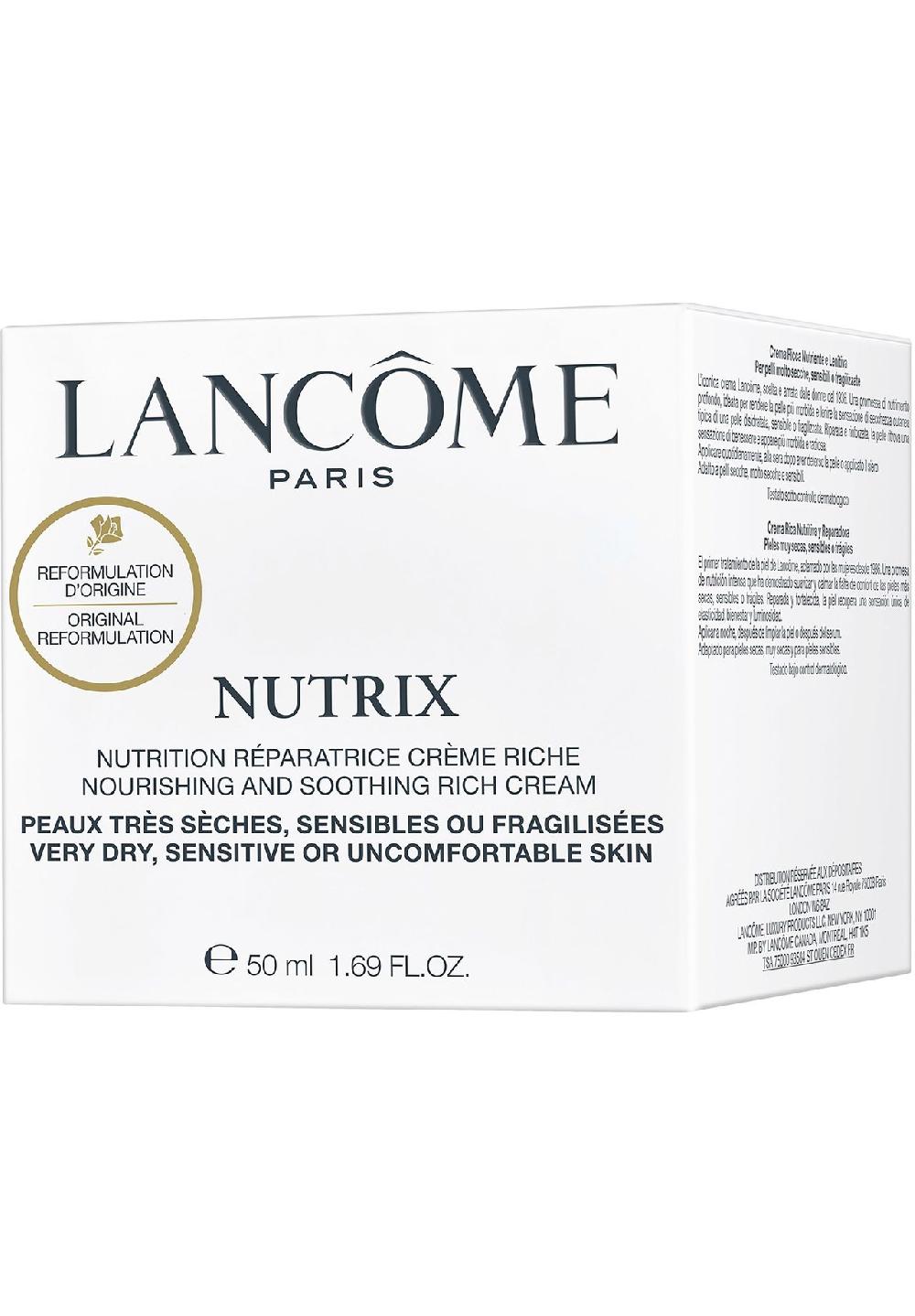 LANCÔME NUTRIX Nourishing and Soothing Rich Face Cream 2025