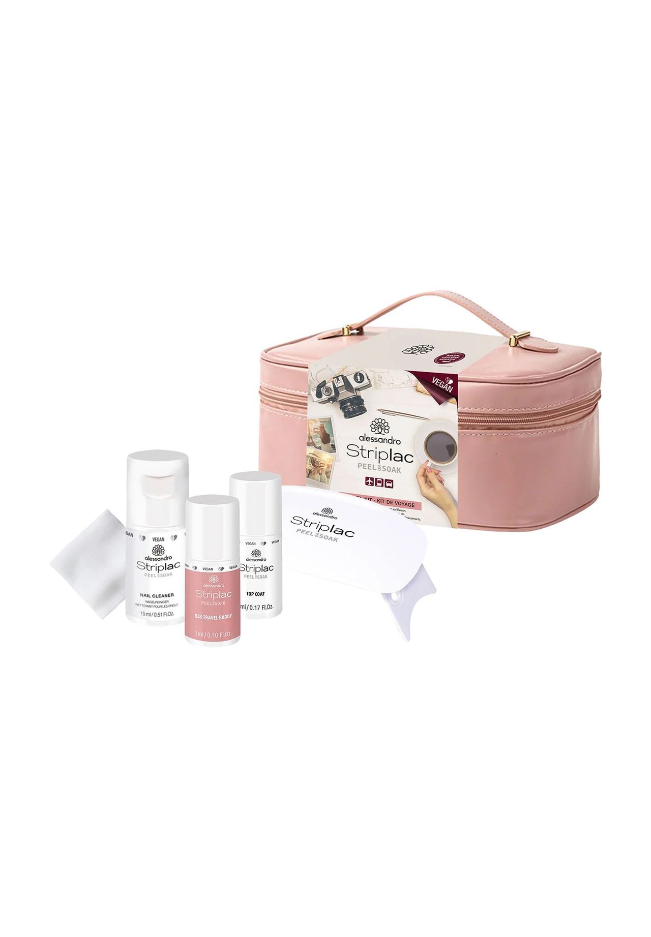 alessandro STRIPLAC PEEL O SOAK Ales Travel Kit Im Verkauf